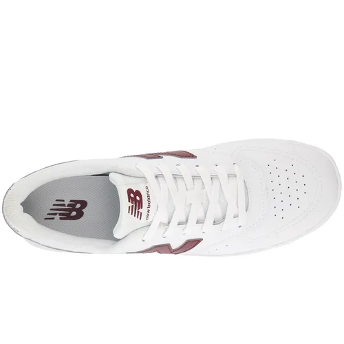 NEW BALANCE UNISEX BB80 SNEAKER IN WEIß/BORDEAUX