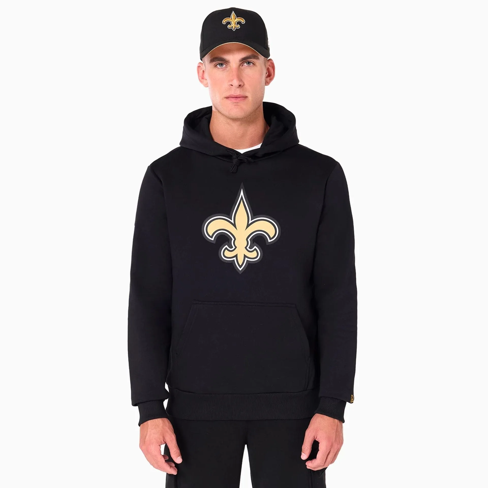 New Era Sweatshirts und Hoodies New Orleans Saints NFL Schwarzer Pullover Hoodie