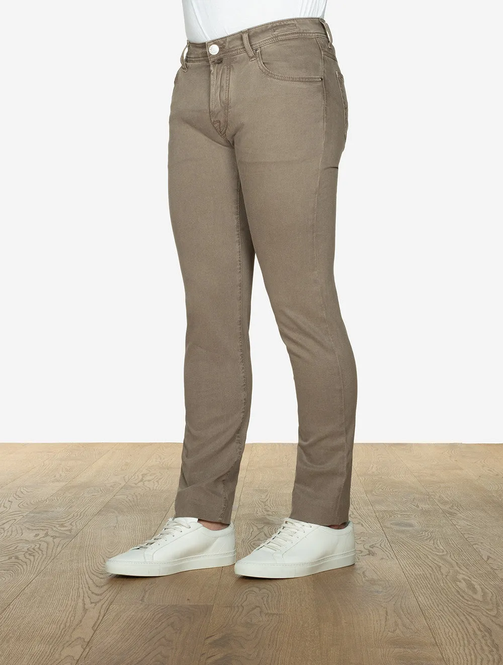 Nick Slim Fit Jeans Braun