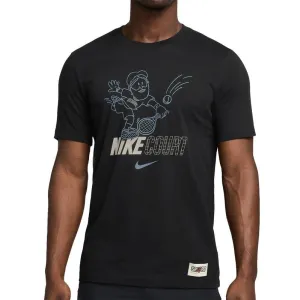 Nike Herren Nike Court Dri Fit T-Shirt - 010 Bekleidung Nike Herren