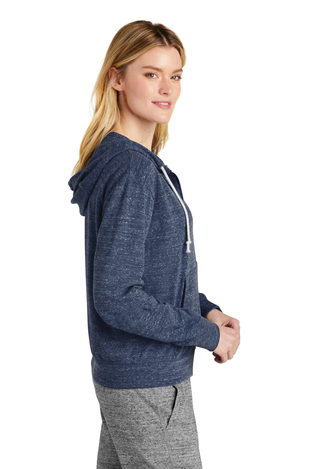Nike Damen Gym Vintage Kapuzenpullover mit Reißverschluss und Taschen - Team Navy Blau