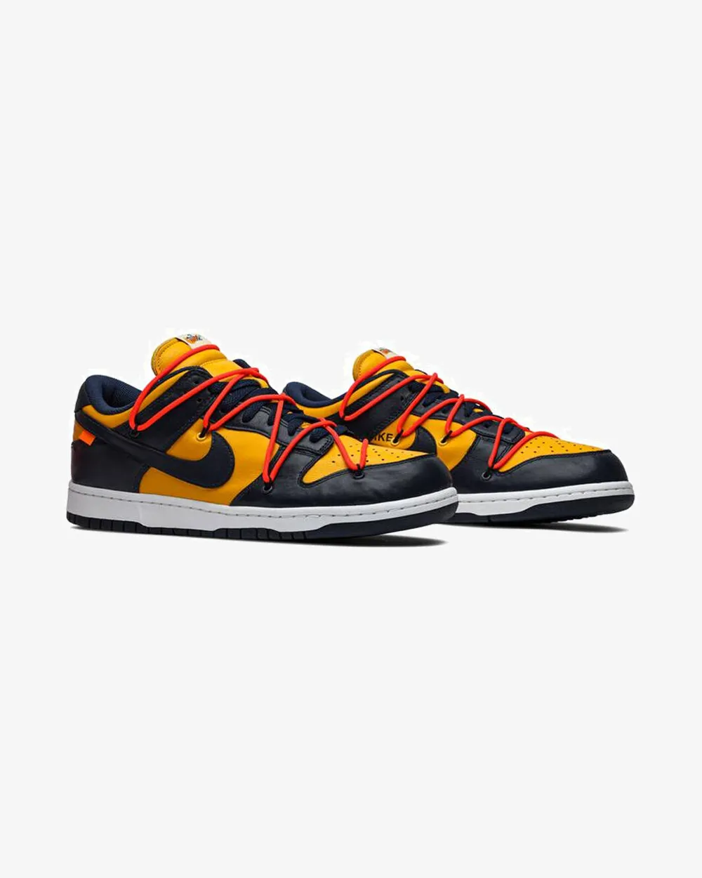 NIKE X OFF WHITE DUNK LOW MICHIGAN NAVY
