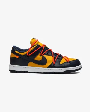 NIKE X OFF WHITE DUNK LOW MICHIGAN NAVY