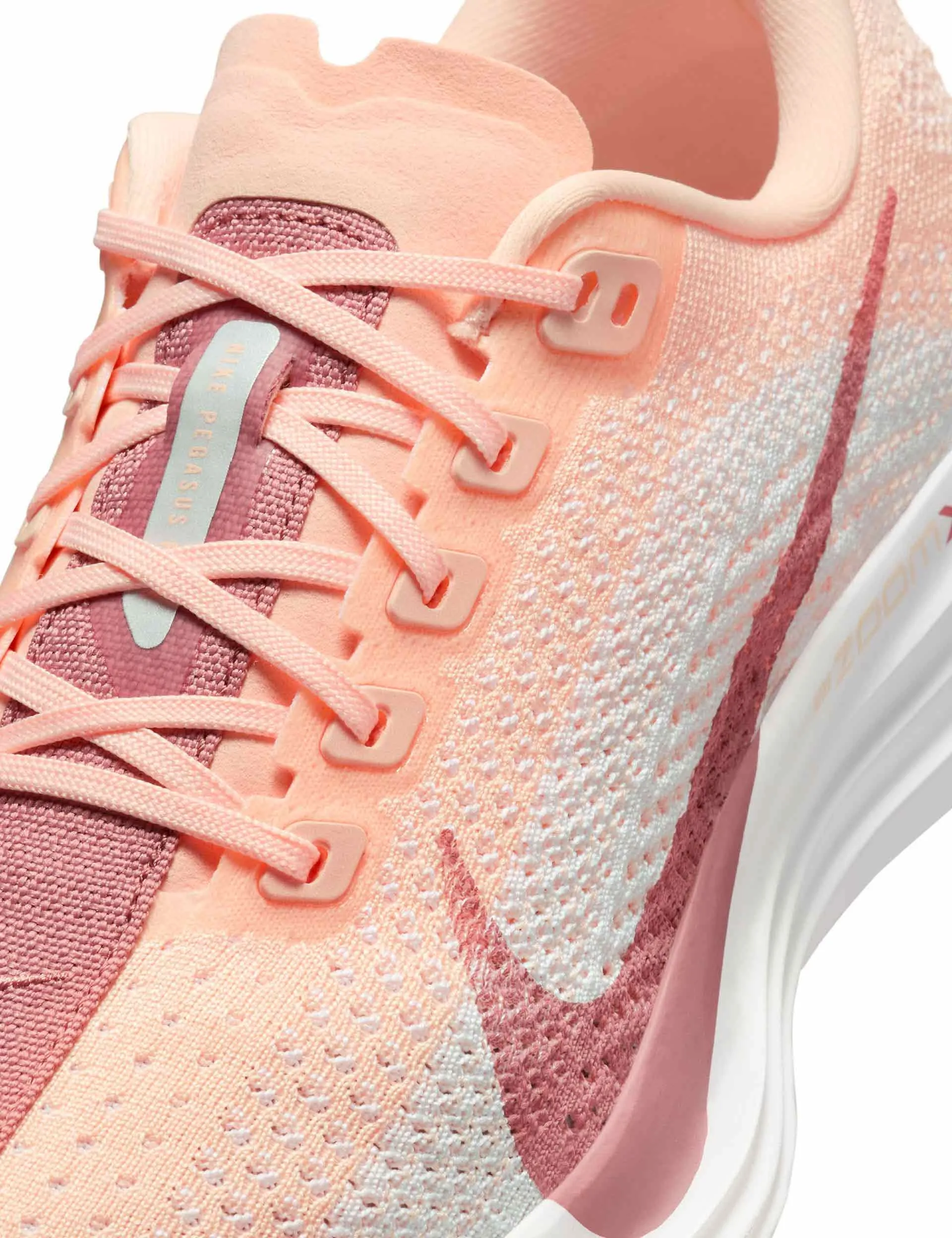 Pegasus Plus Schuhe - Karminroter Farbton/Reines Platin/Roter Sternenstaub/Weiß