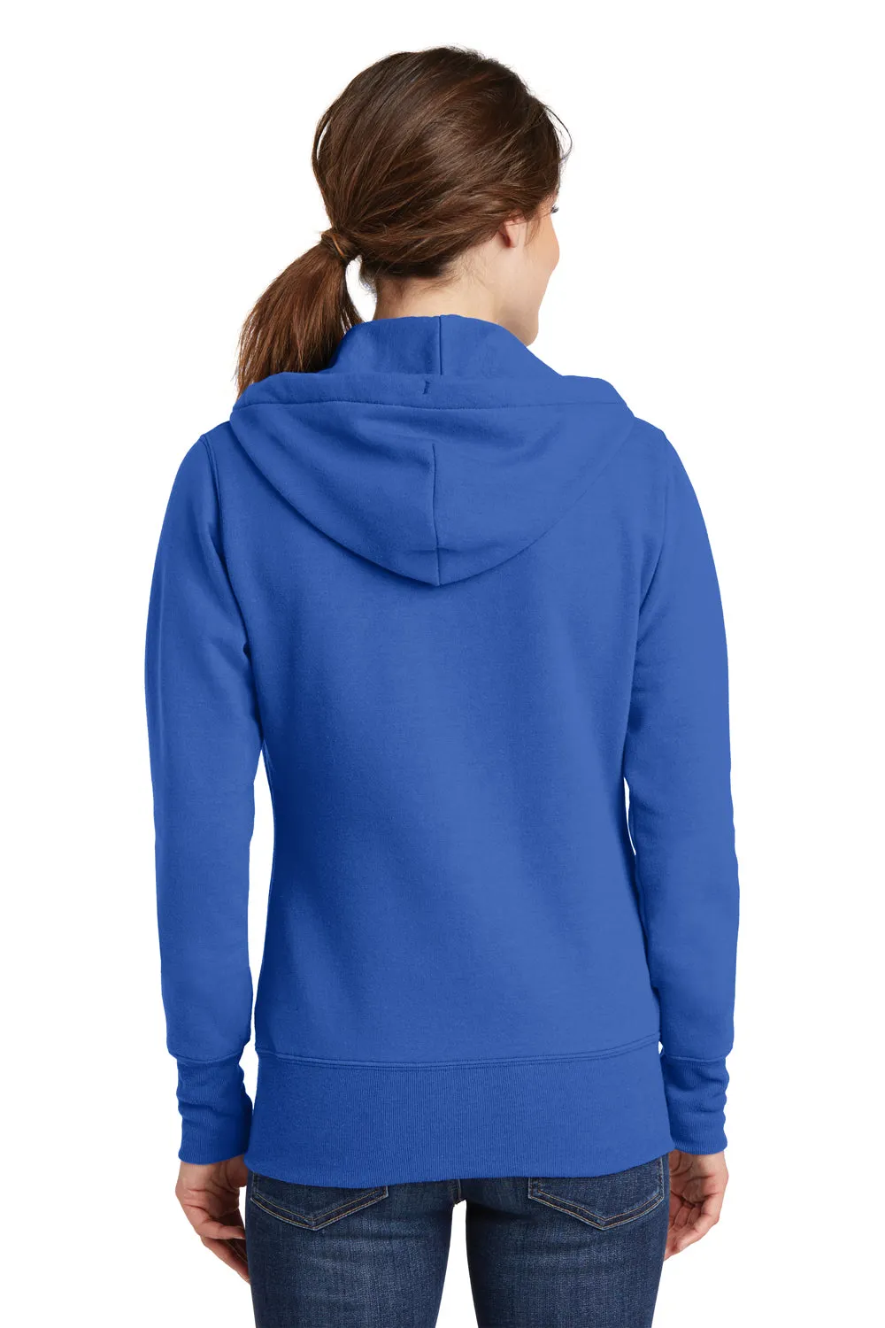 Port & Company Damen Core Pill Resistant Fleece Full-Zip Kapuzenpullover Hoodie mit Taschen - Königsblau