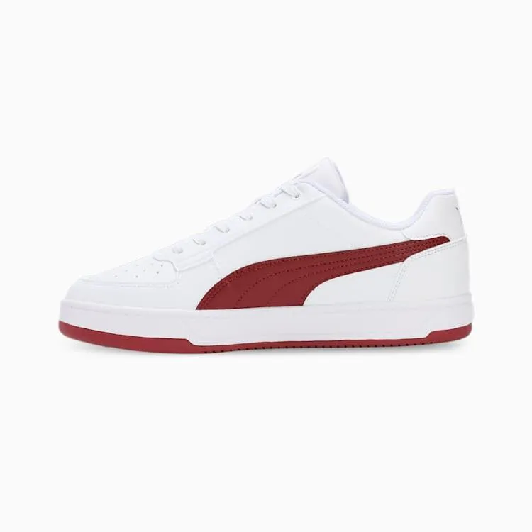 PUMA HERREN CAVEN 2.0 WEIß/ROTE SNEAKER