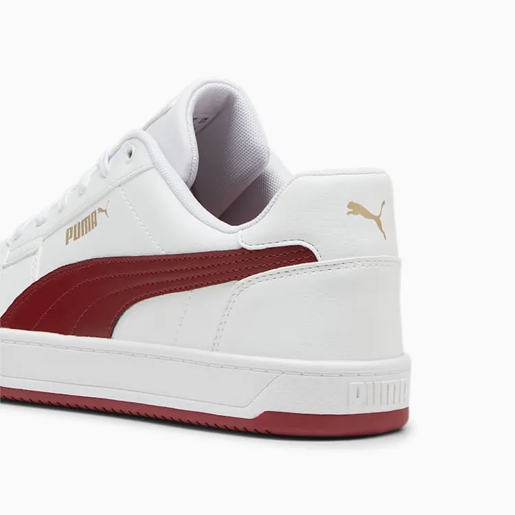 PUMA HERREN CAVEN 2.0 WEIß/ROTE SNEAKER