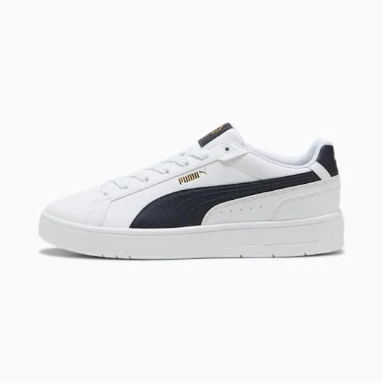 PUMA HERREN COURT CLASSICO SNEAKER IN WEIß/SCHWARZ