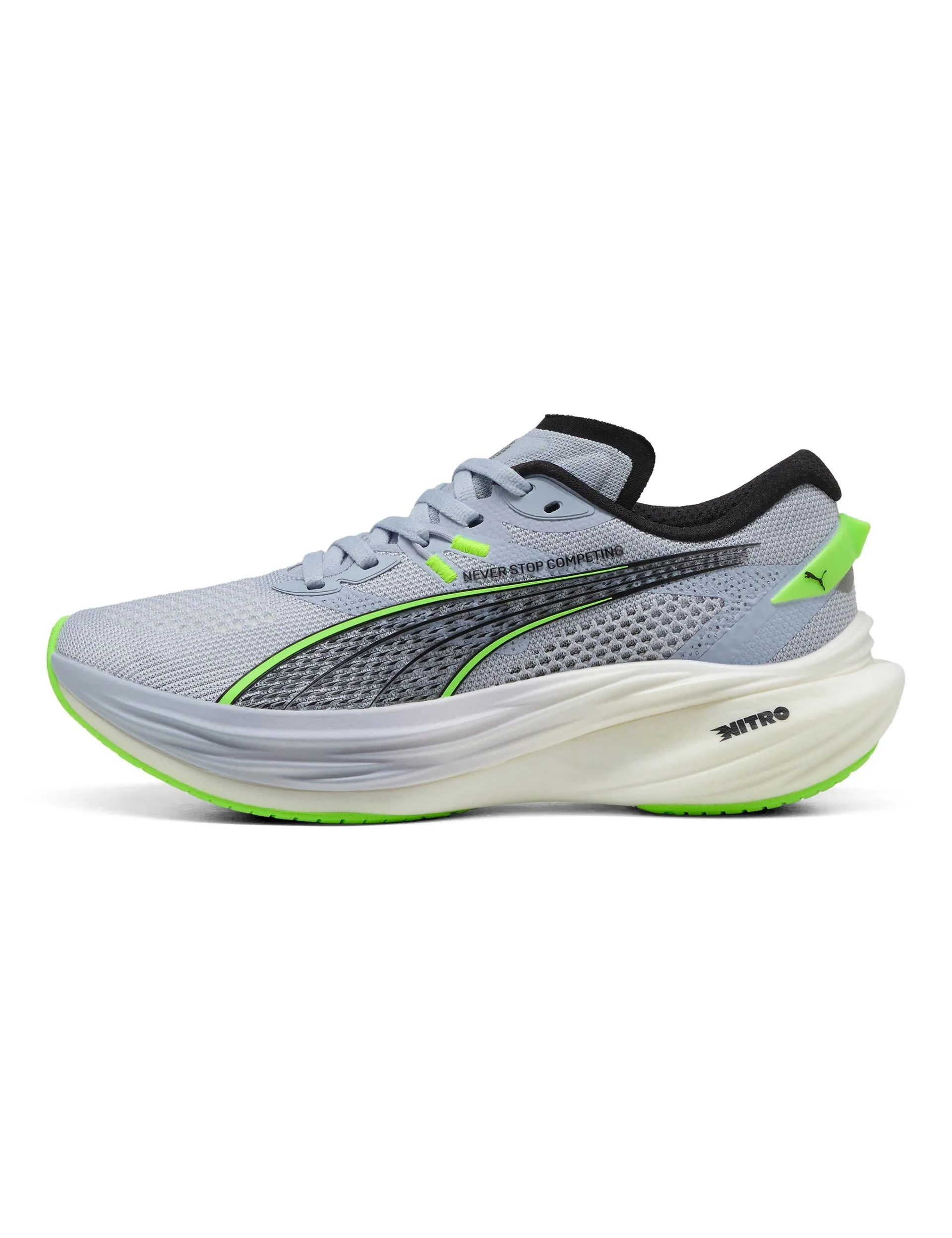 Puma x Hyrox Deviate NITRO 3 Laufschuhe - Kühles Wetter/Grünes Leuchten