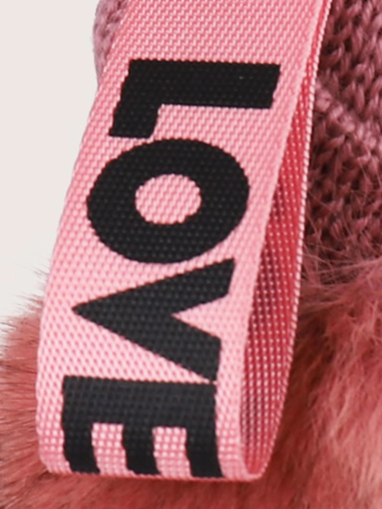 Random Letter Tape Figure Design Bag Charm