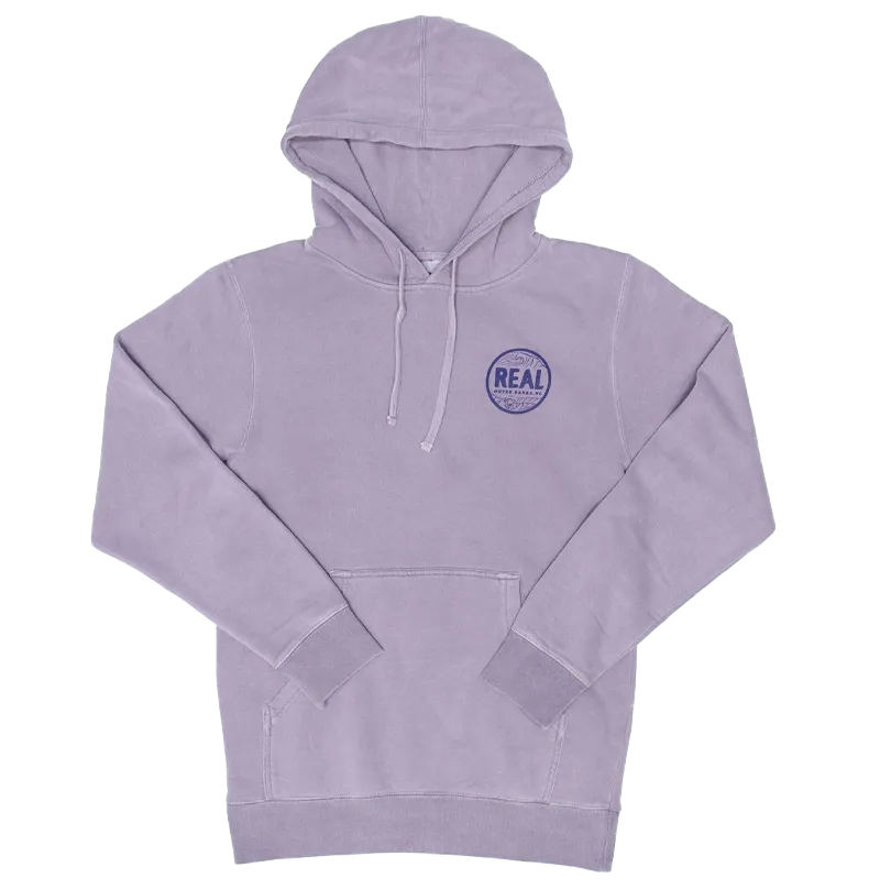 REAL Outer Banks Kapuzenpullover-Karte-Pflaume
