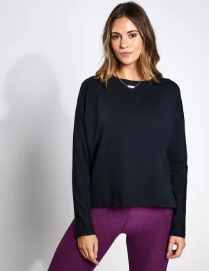 ReSet Langarm-Shirt - Schwarz