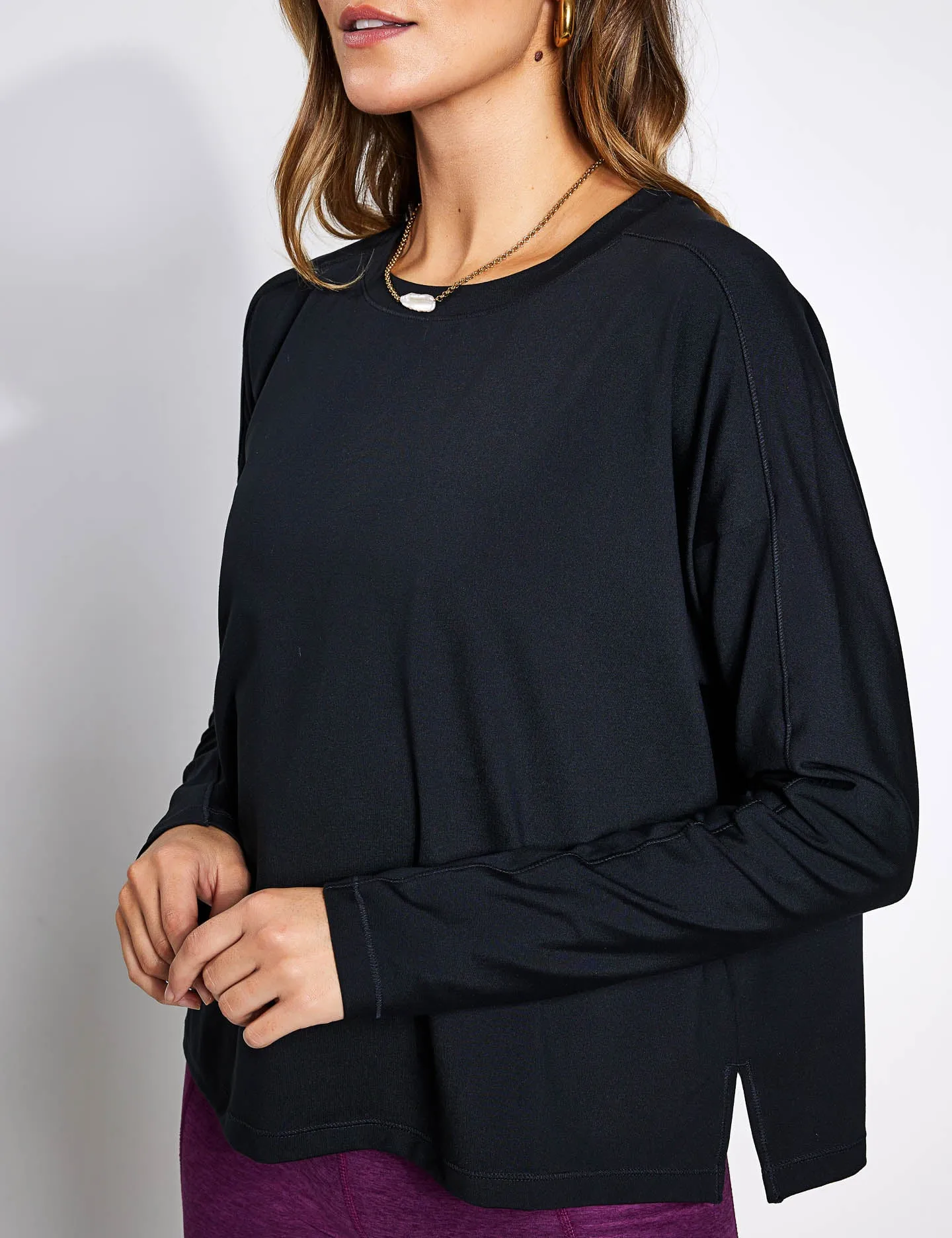 ReSet Langarm-Shirt - Schwarz
