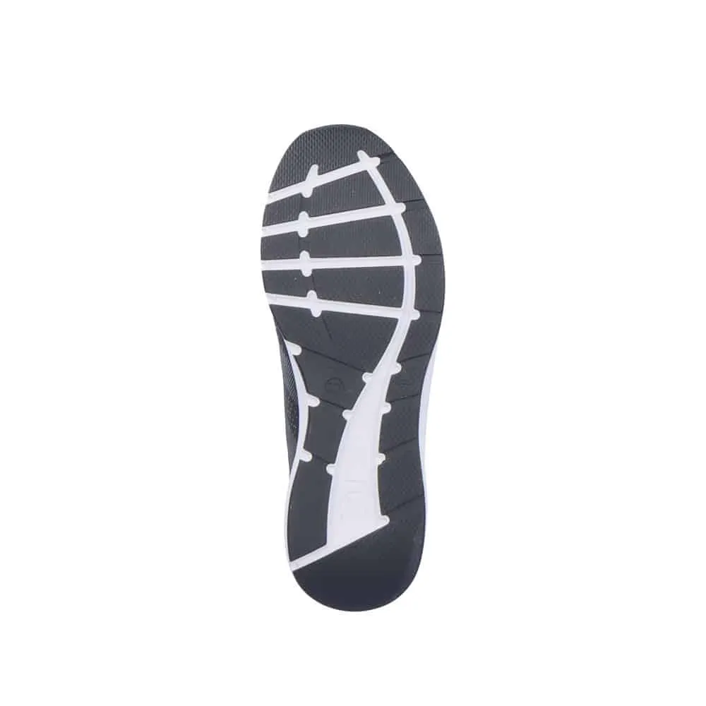Rieker Schuhe 40106-00 Schwarz Schnürung