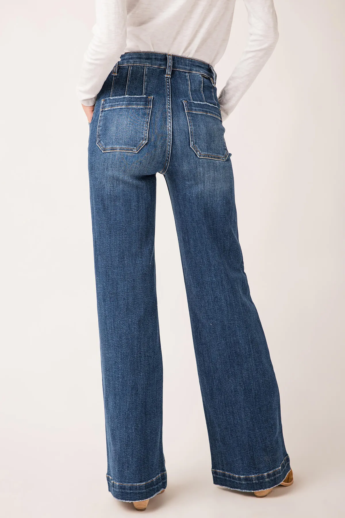 Risen Hose Weitbeinjeans