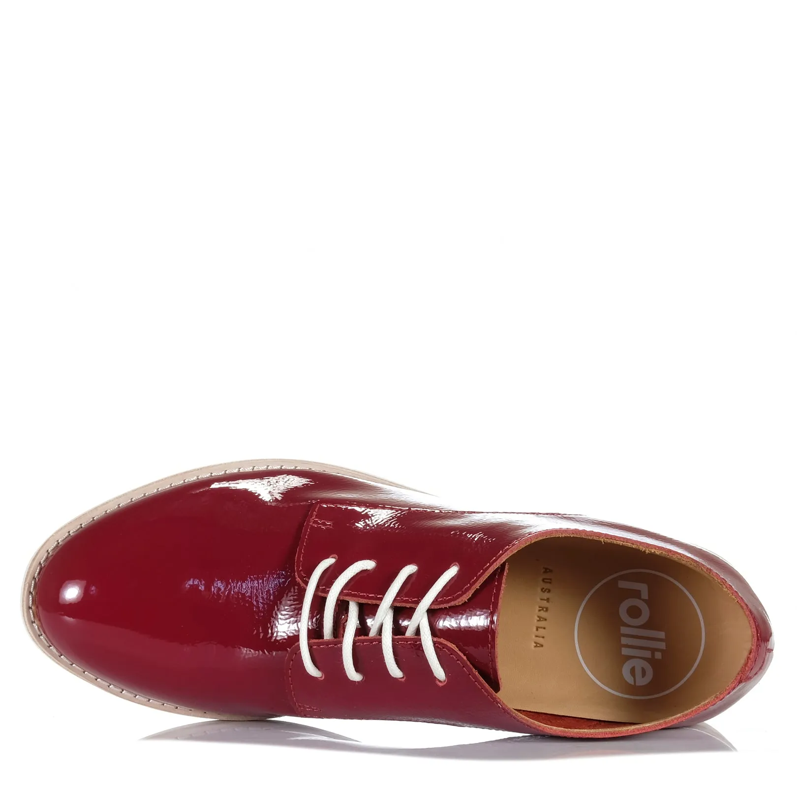 Rollie Derby Super Soft Merrot Lackleder
