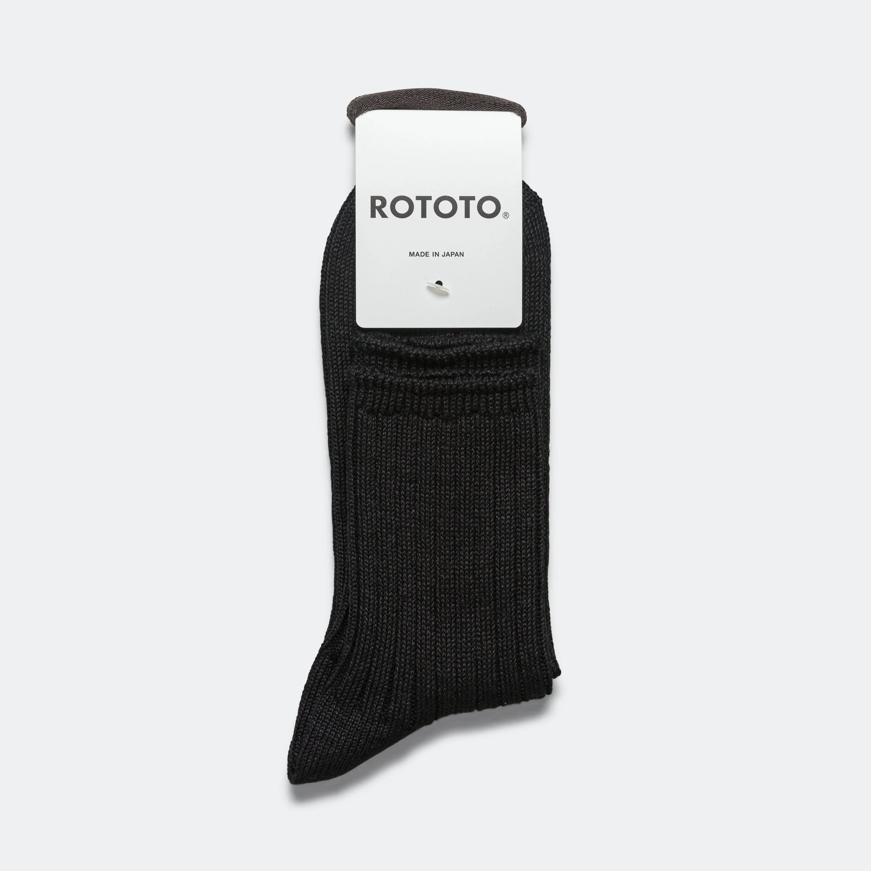 RoToTo Accessories Rippensocken - Schwarz