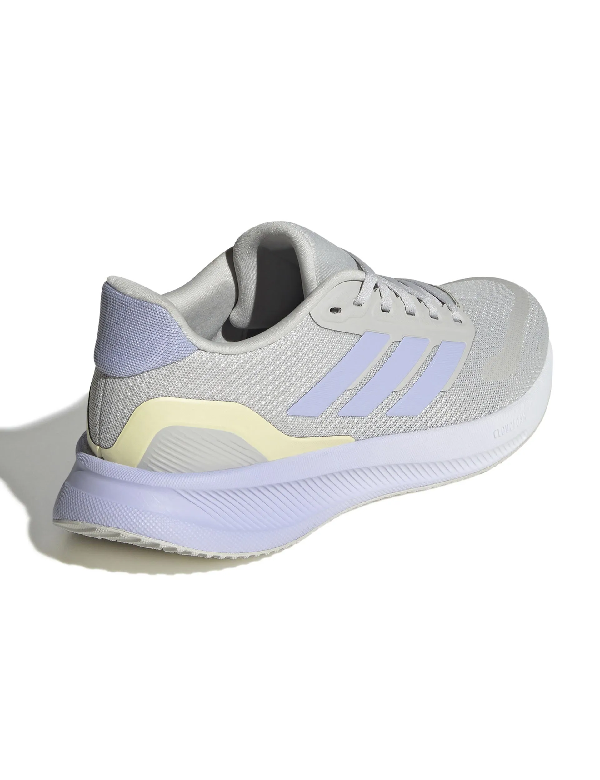 Runfalcon 5 Laufschuhe - Grau Eins/Violettton/Kernschwarz