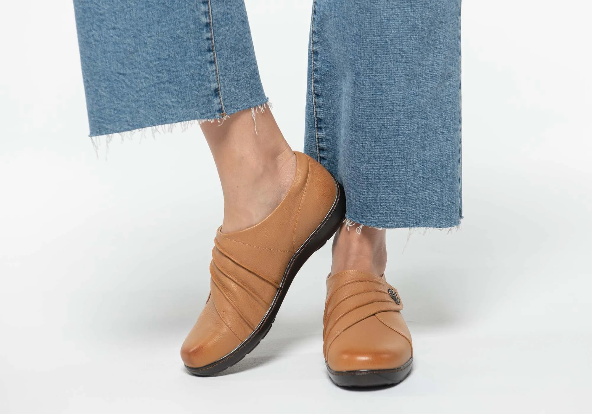 Scholl Orthaheel Bequeme Lederschuhe für Damen mit Fußbett-Unterstützung - Scholl Orthaheel Schuhe