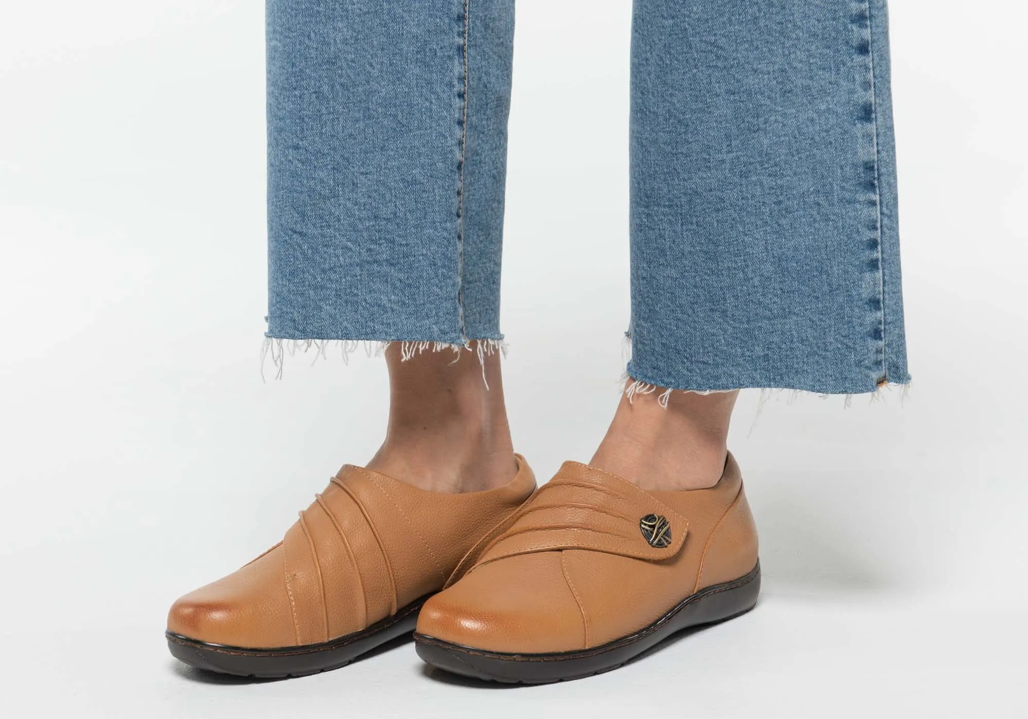 Scholl Orthaheel Bequeme Lederschuhe für Damen mit Fußbett-Unterstützung - Scholl Orthaheel Schuhe
