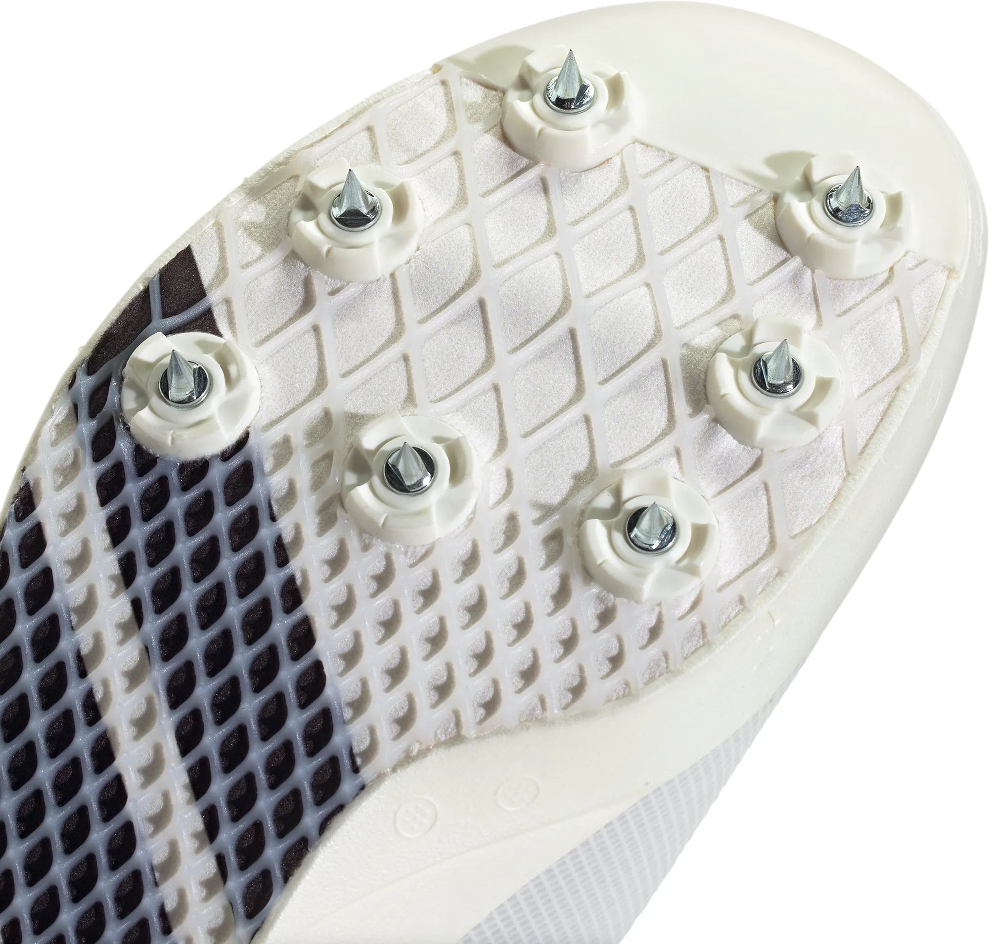 Schuhe Adidas Damen adidas Adizero Weitsprung-Spikes für Leichtathletik - Weiß