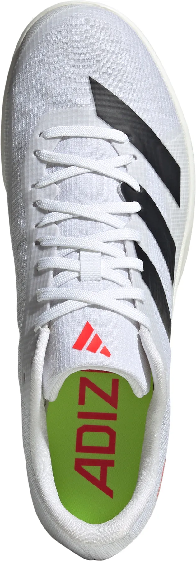 Schuhe Adidas Damen adidas Adizero Weitsprung-Spikes für Leichtathletik - Weiß