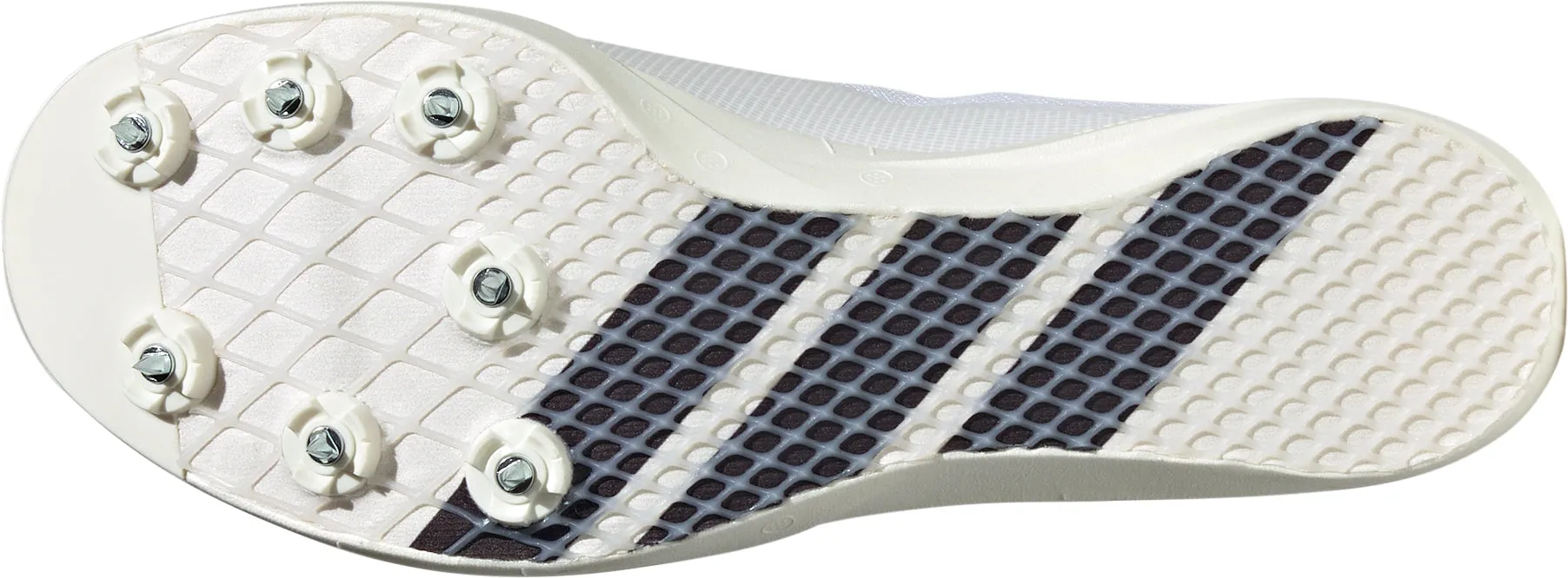 Schuhe Adidas Damen adidas Adizero Weitsprung-Spikes für Leichtathletik - Weiß