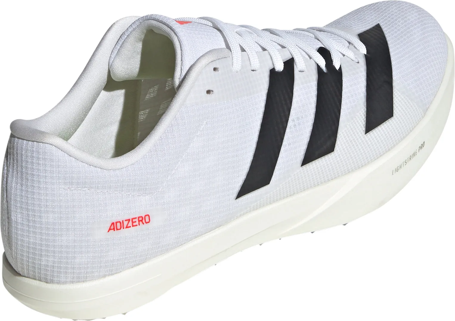 Schuhe Adidas Damen adidas Adizero Weitsprung-Spikes für Leichtathletik - Weiß