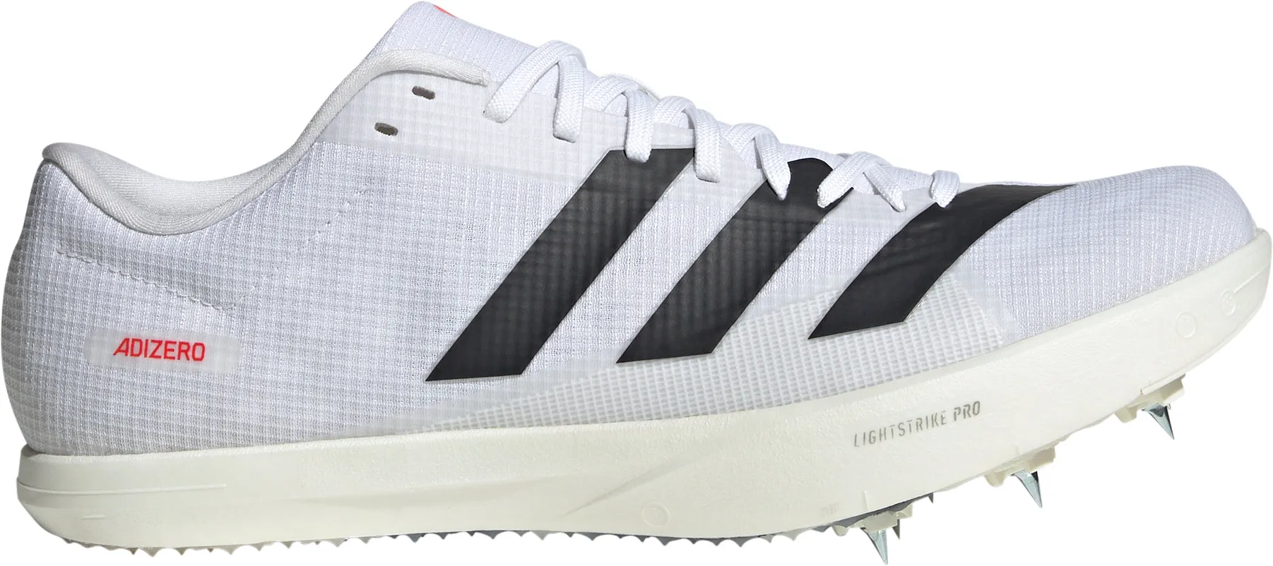 Schuhe Adidas Damen adidas Adizero Weitsprung-Spikes für Leichtathletik - Weiß