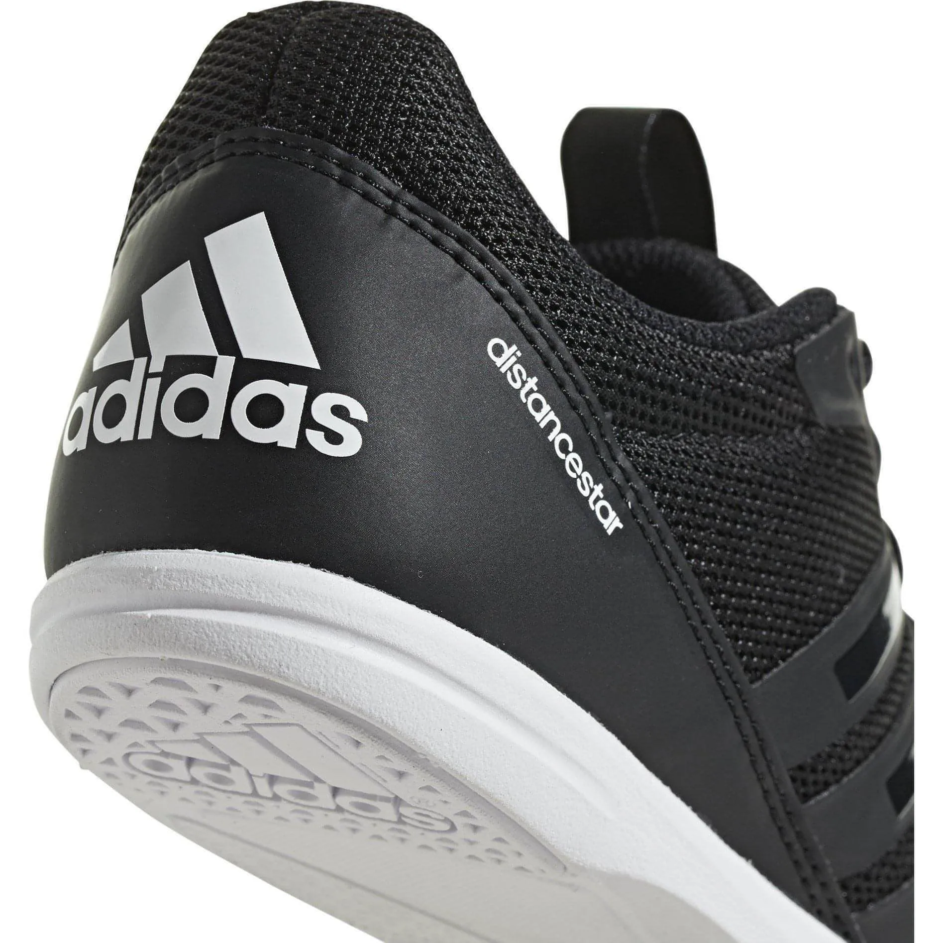 Schuhe Adidas Damen adidas Distancestar Damen-Laufspikes - Schwarz
