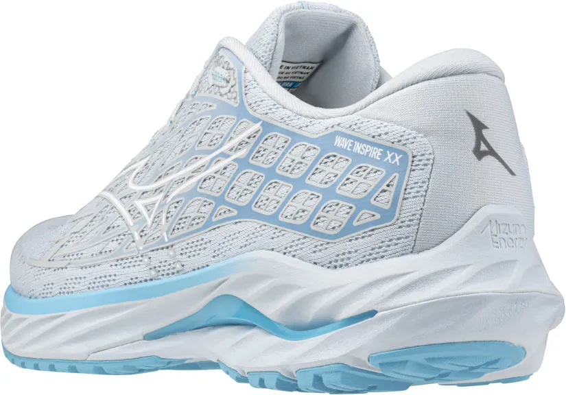 Schuhe Mizuno Mizuno Wave Inspire 20 Damen Laufschuhe - Weiß