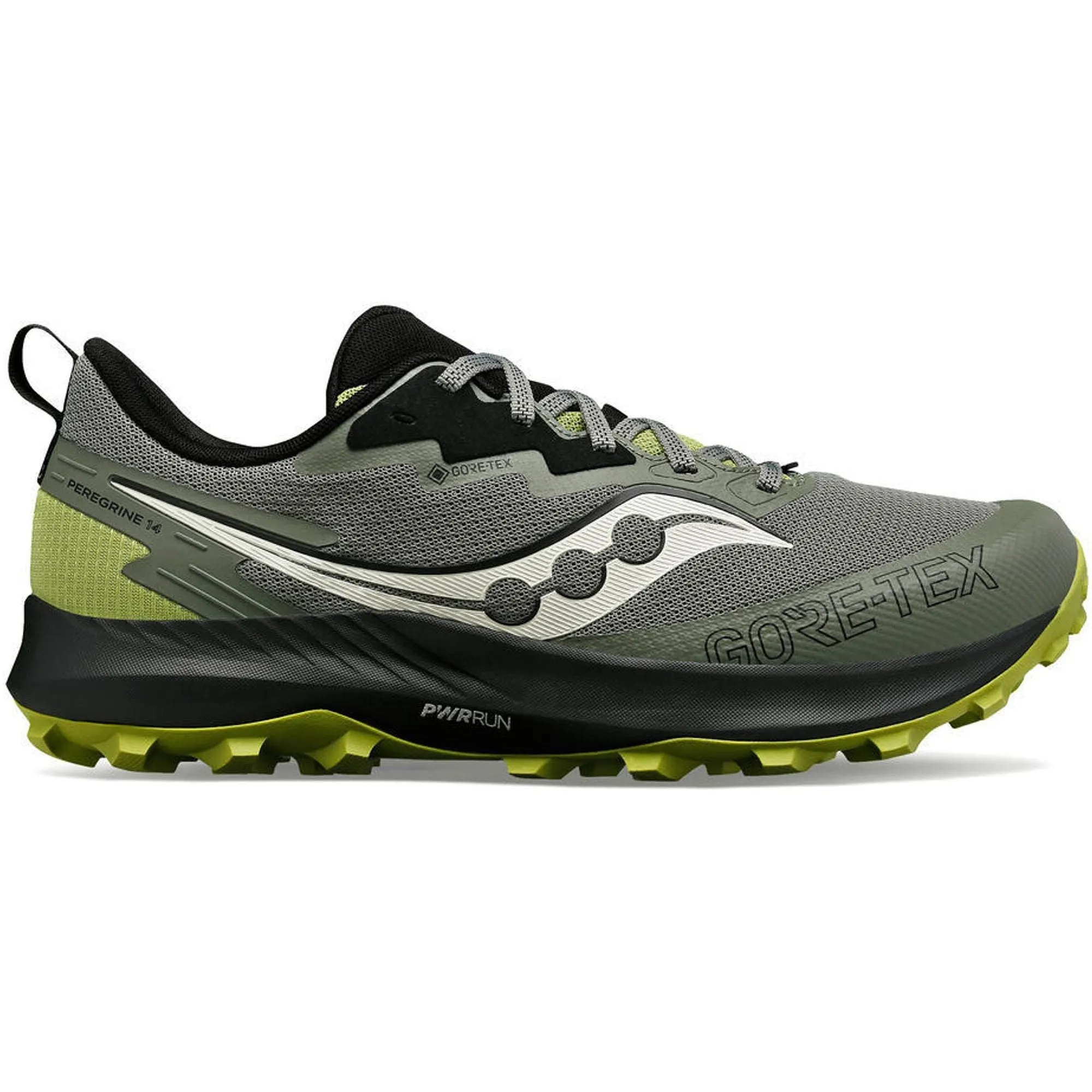 Saucony Saucony Peregrine 14 GORE-TEX Herren Trailrunning Schuhe - Grün