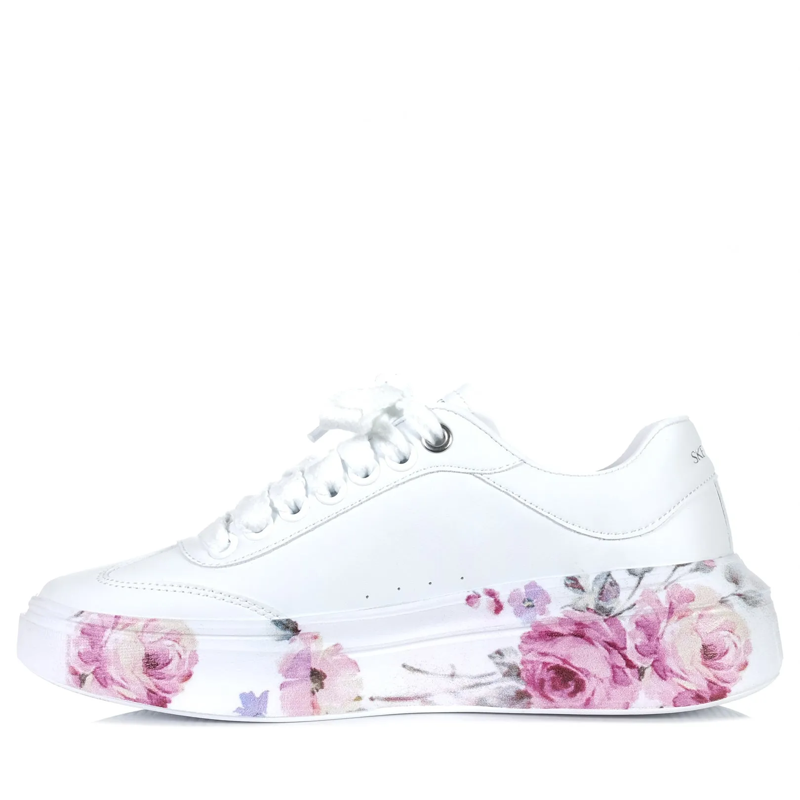Skechers Cordova Classic - Bemalte Blumenmuster 185062 Weiß