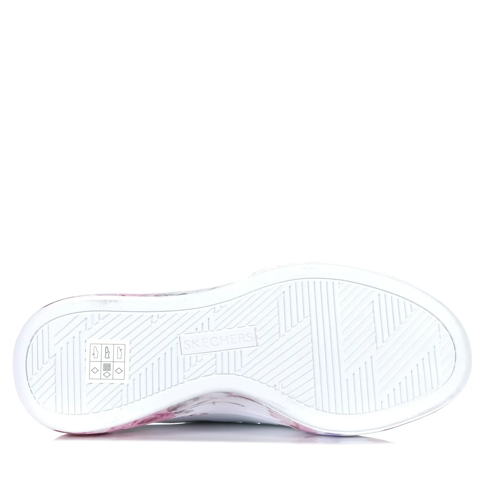 Skechers Cordova Classic - Bemalte Blumenmuster 185062 Weiß
