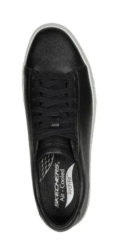 SKECHERS HERREN ARCH FIT LEGEND SCHUH IN SCHWARZ/WEIß