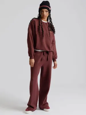 Soleil Damen GOTS Bio-Baumwolle Jogger | Walnussbraun