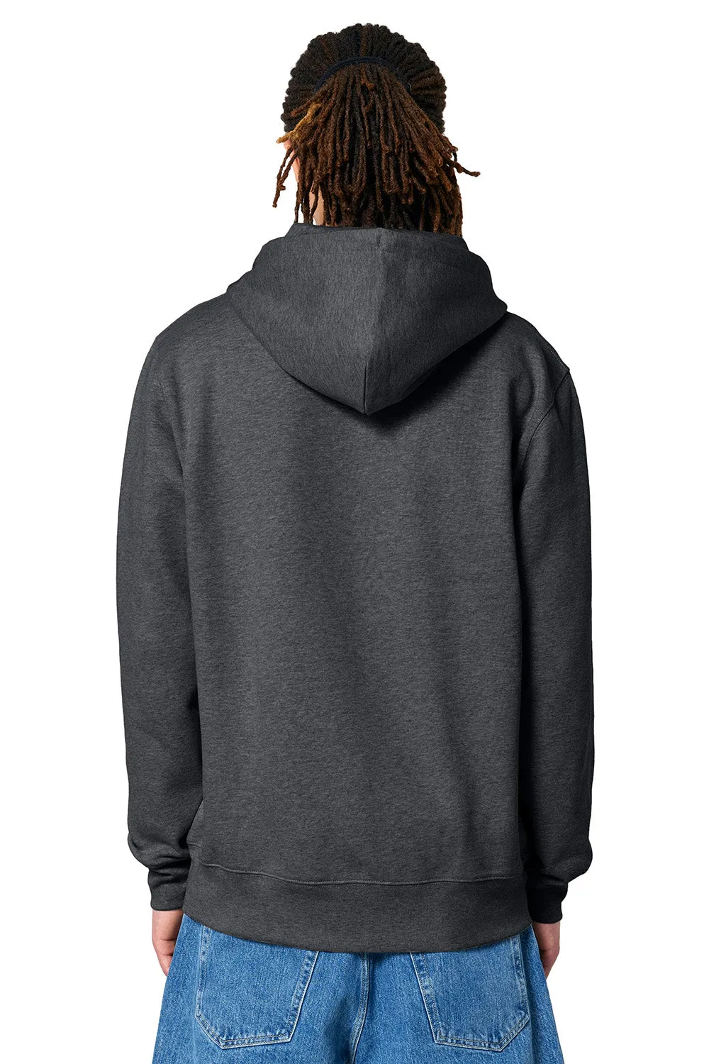Stanley/Stella Herren Cultivator 2.0 Kapuzenpullover mit Reißverschluss und Taschen - Heather Dunkelgrau