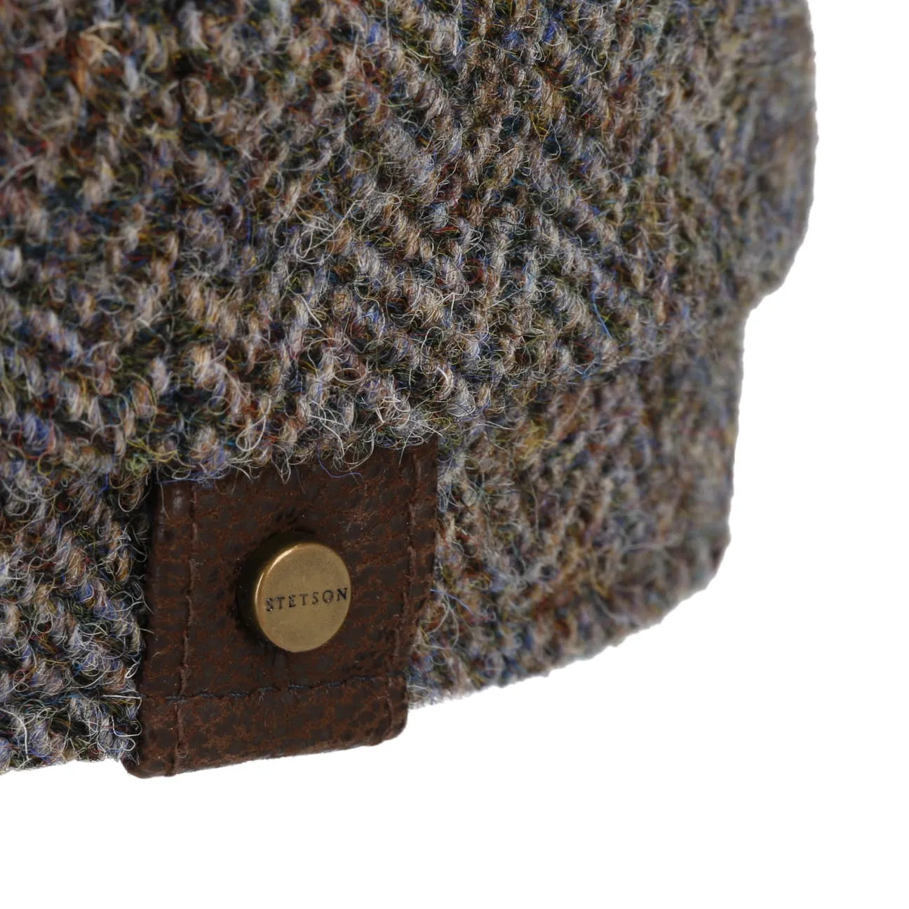 Stetson Accessories Hatteras Harris Tweed Fischgrät-Mütze von Stetson