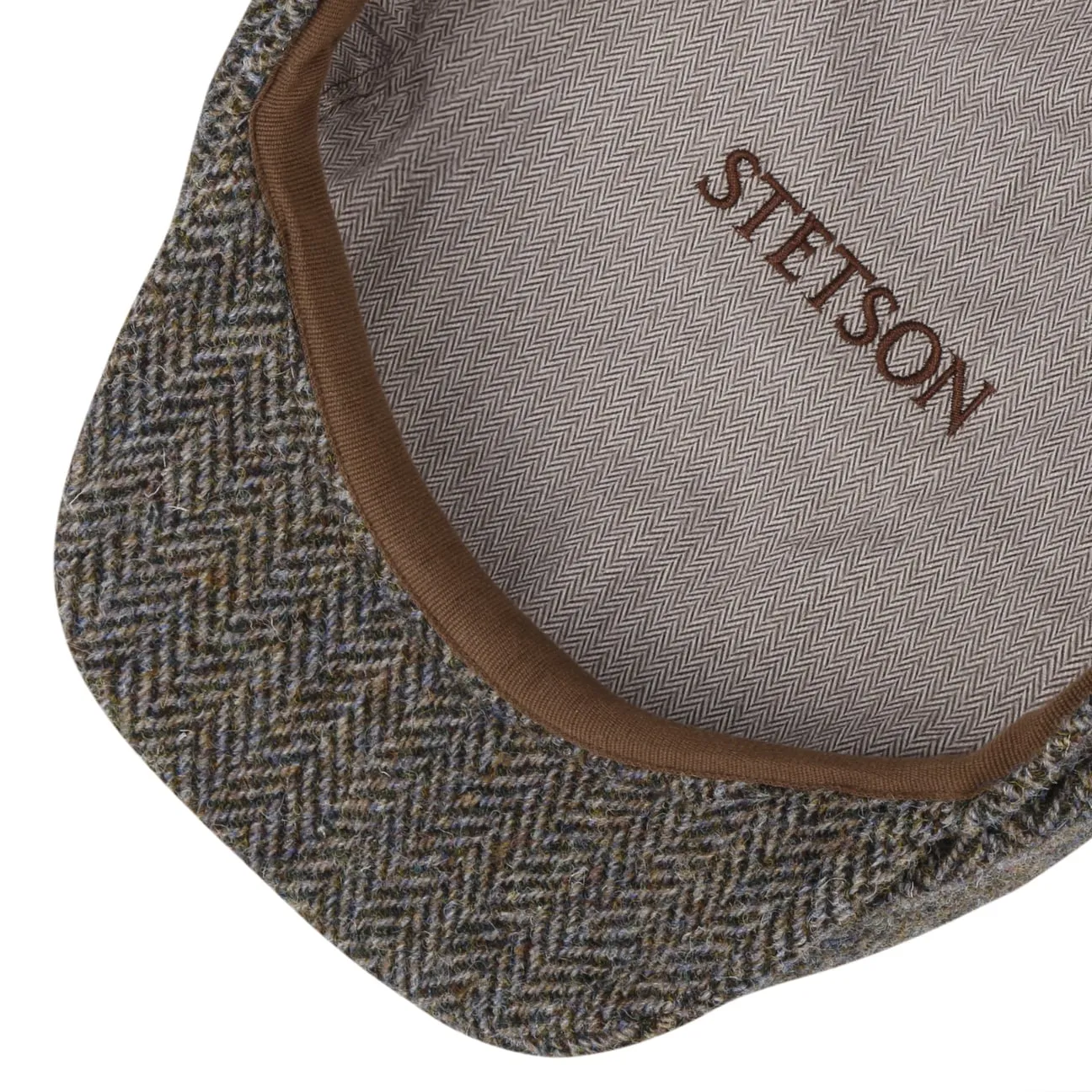 Stetson Accessories Hatteras Harris Tweed Fischgrät-Mütze von Stetson