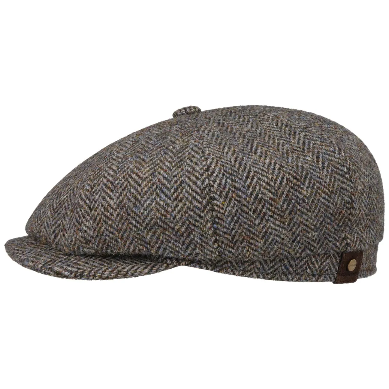 Stetson Accessories Hatteras Harris Tweed Fischgrät-Mütze von Stetson