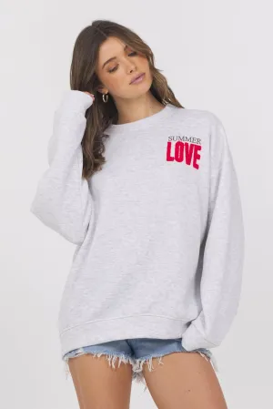 Sommerliebe-Fleece-Crewneck