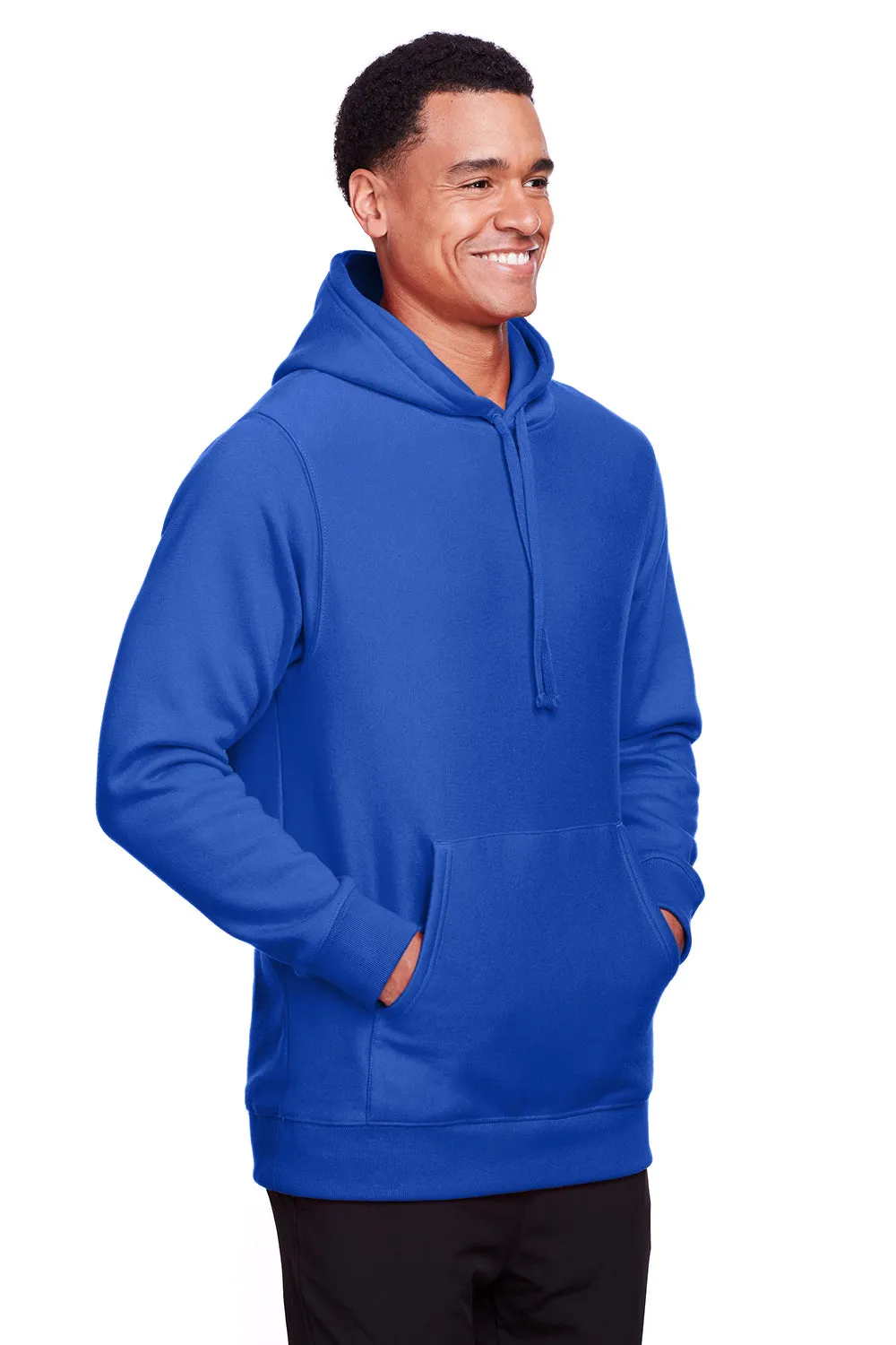 Team 365 Herren Zone HydroSport Fleece wasserabweisende Kapuzenpullover Hoodie mit Kangaroo-Tasche - Königsblau