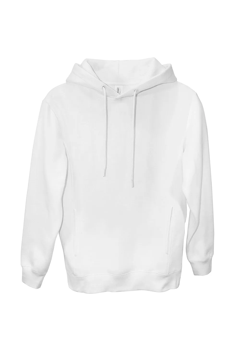 Threadfast Apparel Herren Ultimate Fleece Kapuzenpullover Hoodie mit Taschen - Weiß