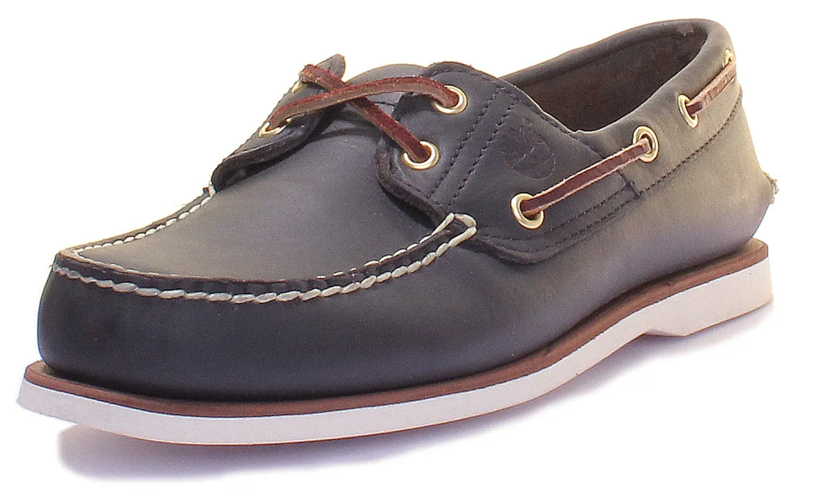 Timberland Classic Bootsschuh in Marineblau Weiß für Herren Schuhe Timberland