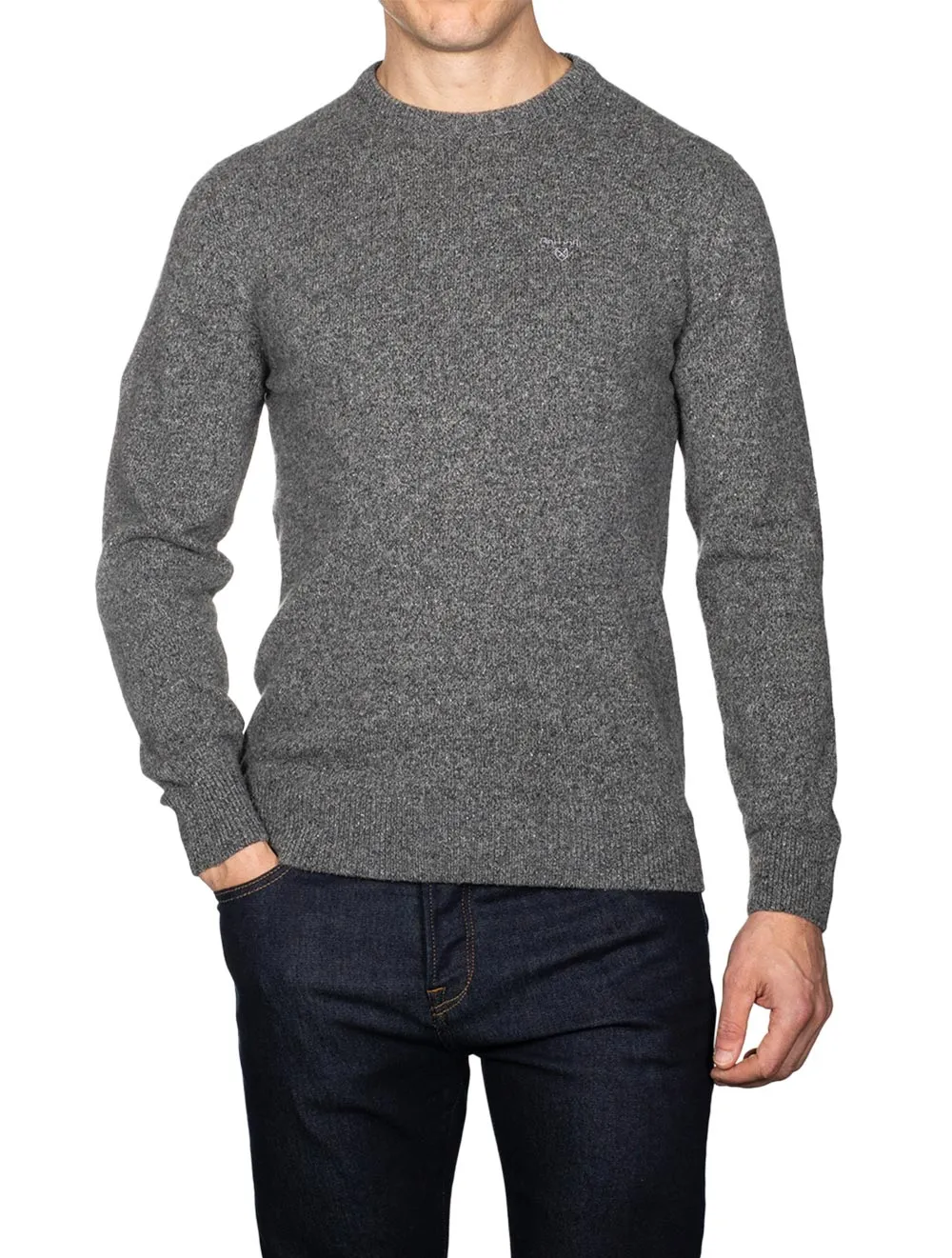 Tisbury Crew Pullover Grau