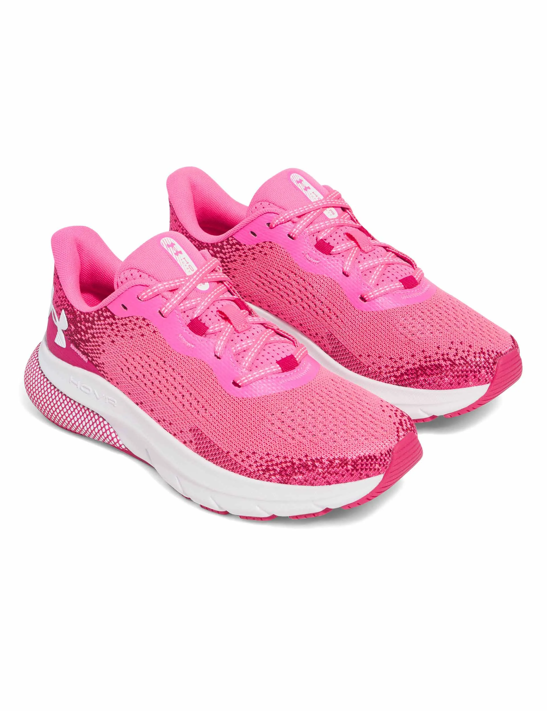 UA HOVR Turbulence 2 Laufschuhe - Aero Pink/Getöntes Fuchsia/Weiß