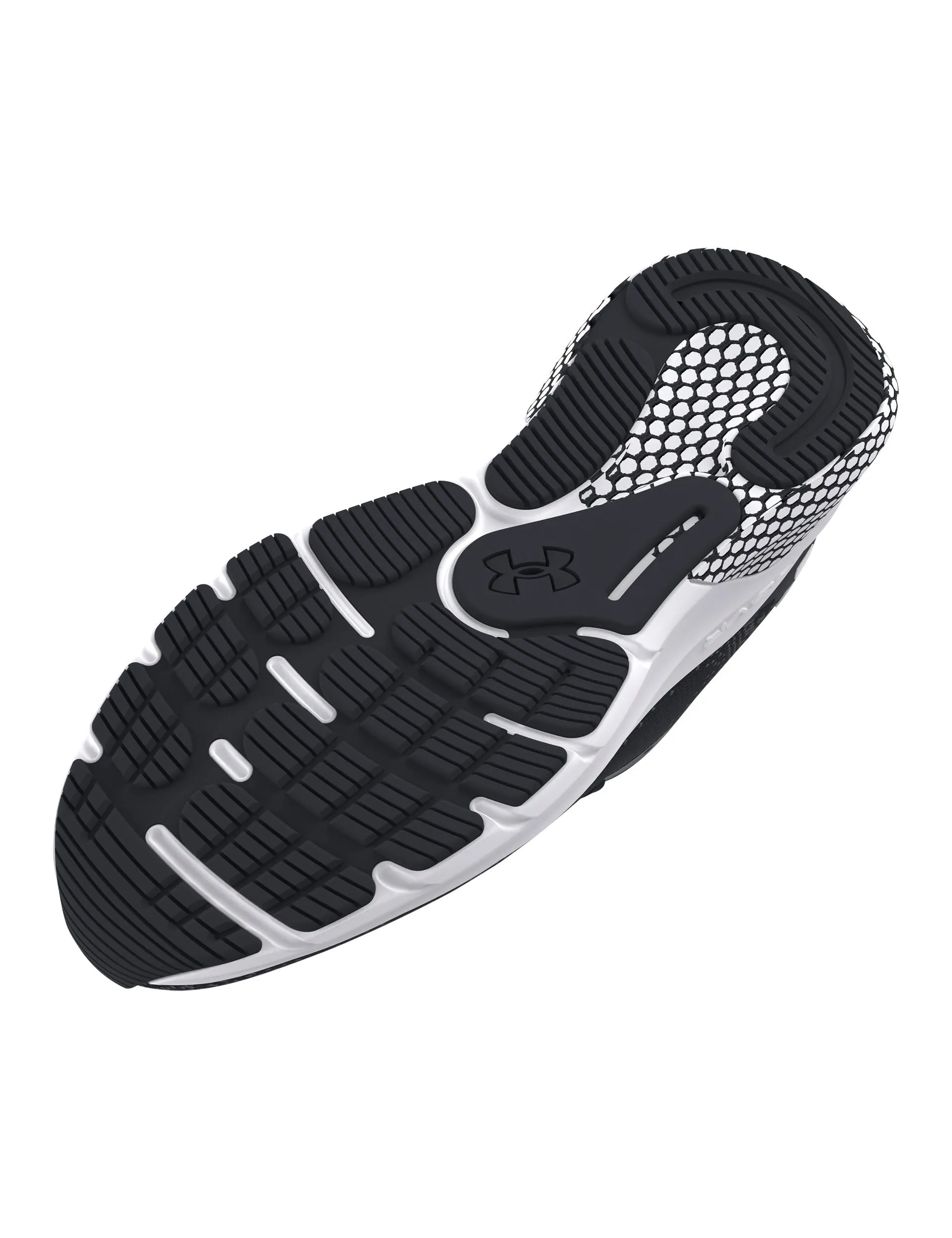 UA HOVR Turbulence 2 Laufschuhe - Schwarz/Strahlgrau/Weiß