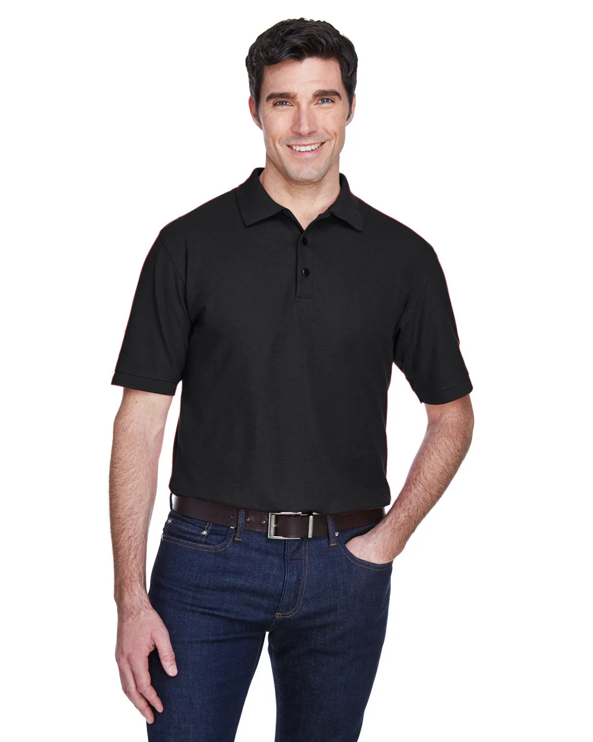 UltraClub 8540 Herren Flüster-Piqué-Polo