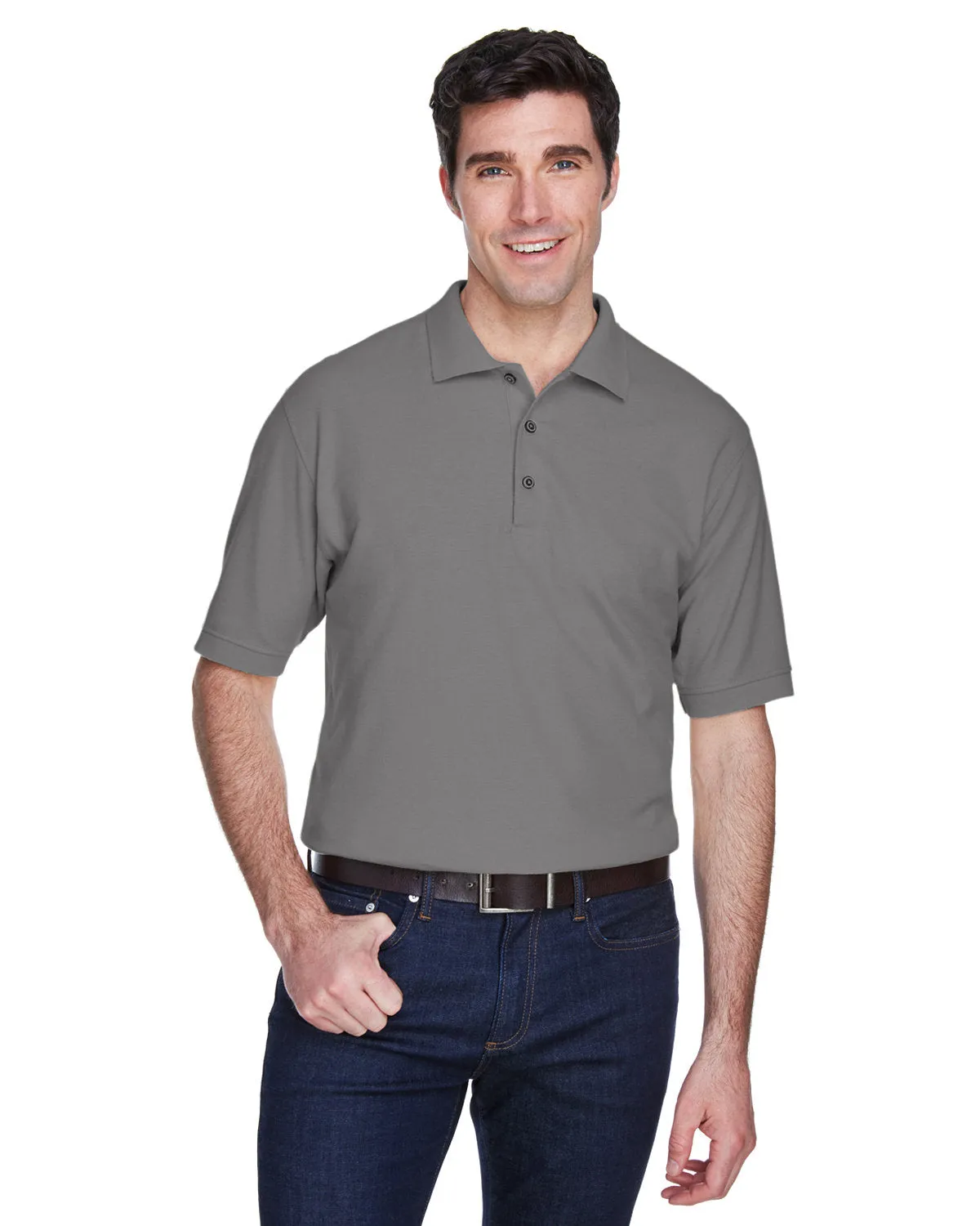 UltraClub 8540 Herren Flüster-Piqué-Polo