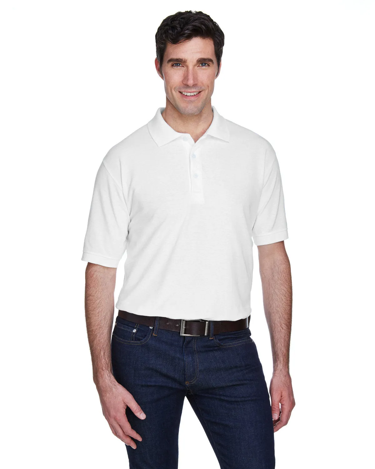 UltraClub 8540 Herren Flüster-Piqué-Polo